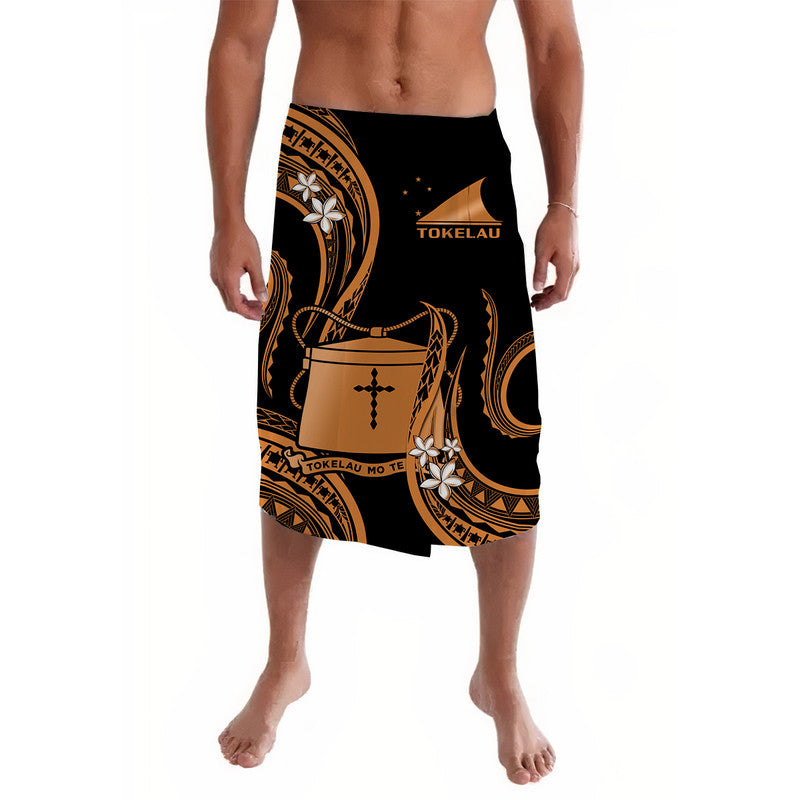 Tokelau Lavalava Tokelauan Tatau With Badge Gold