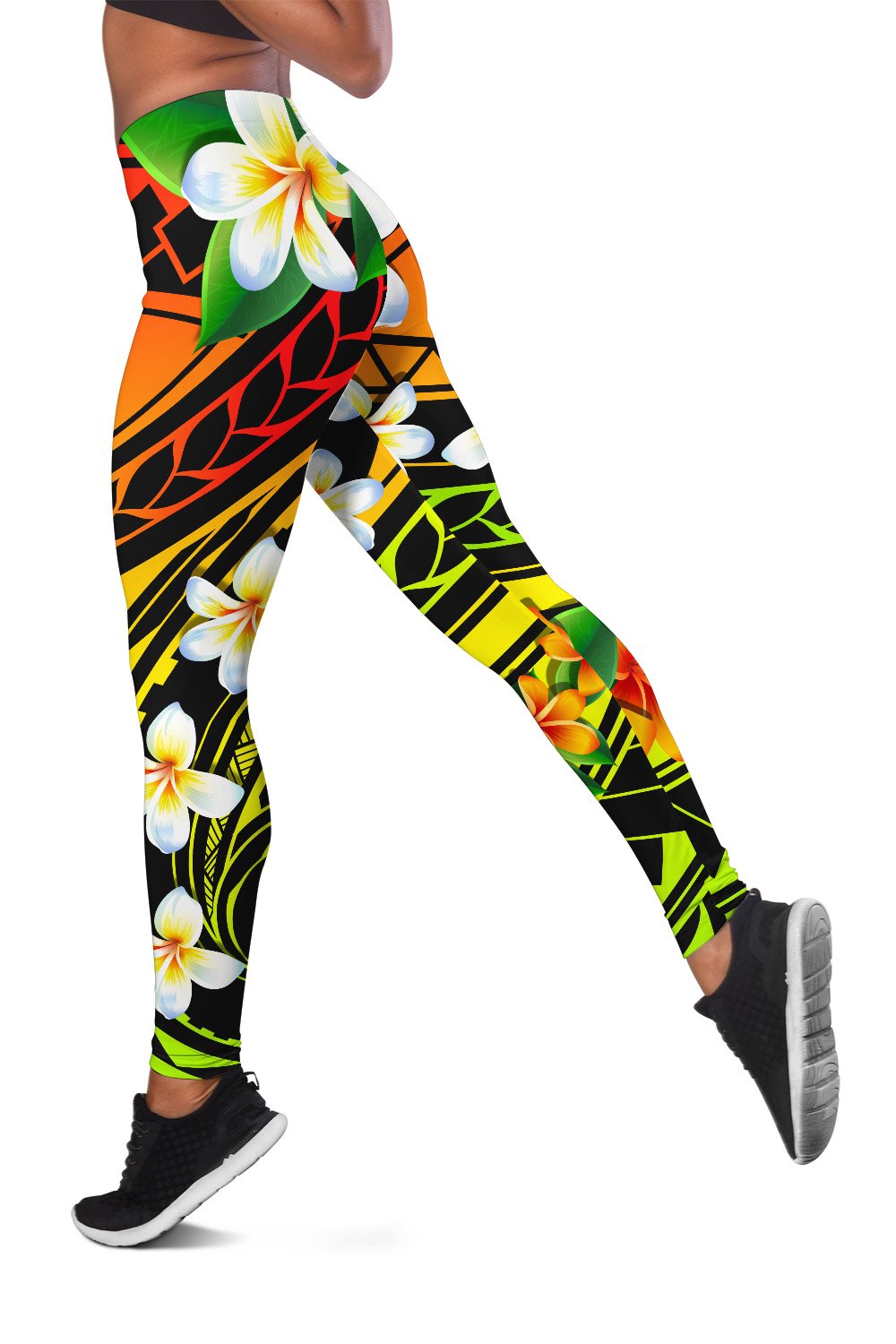 Hawaii Plumeria Polynesian Leggings - Hope - AH