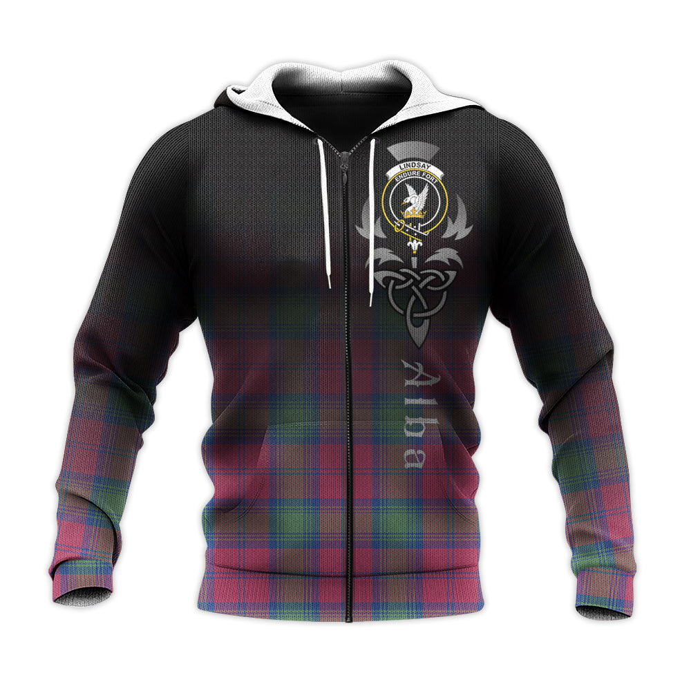 Printivon Lindsay Ancient Tartan Crest Alba Celtic Hoodie
