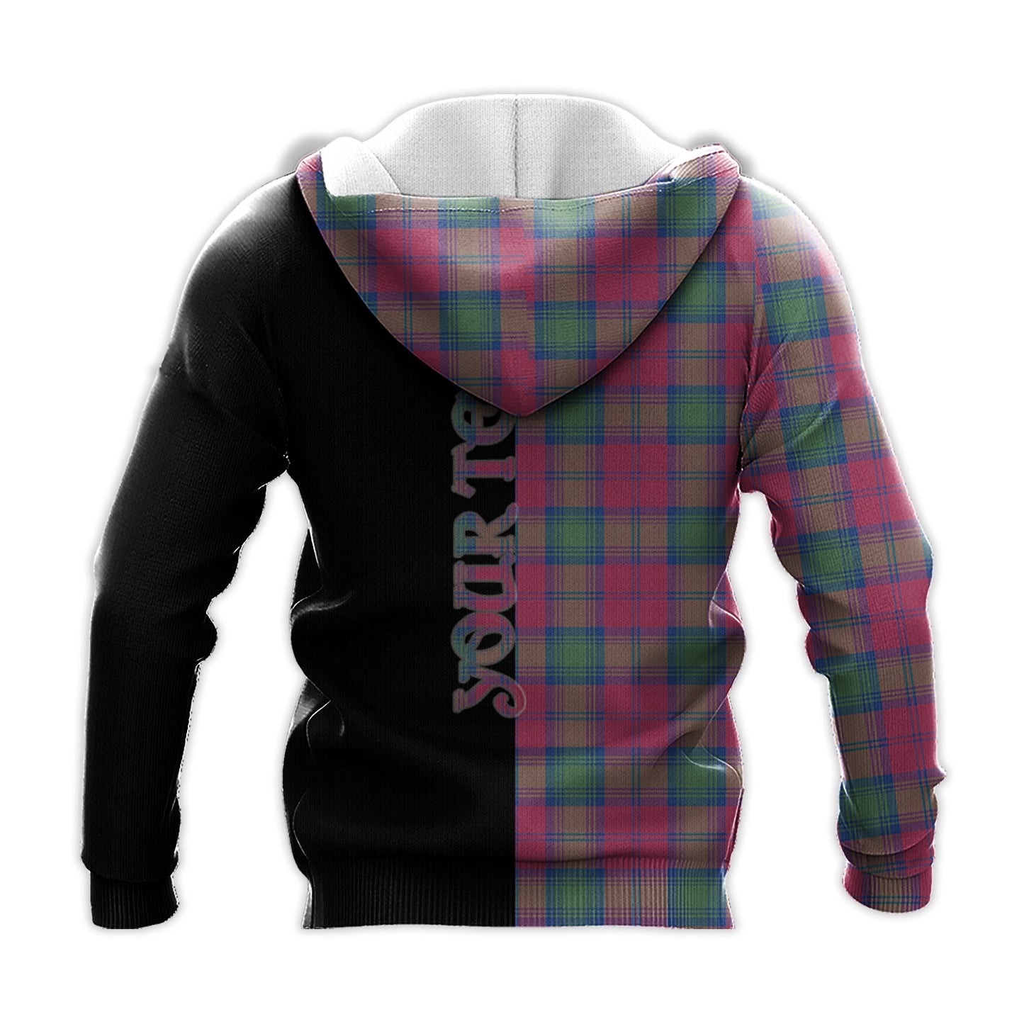 Printivon Lindsay Ancient Tartan Personalize Half Hoodie