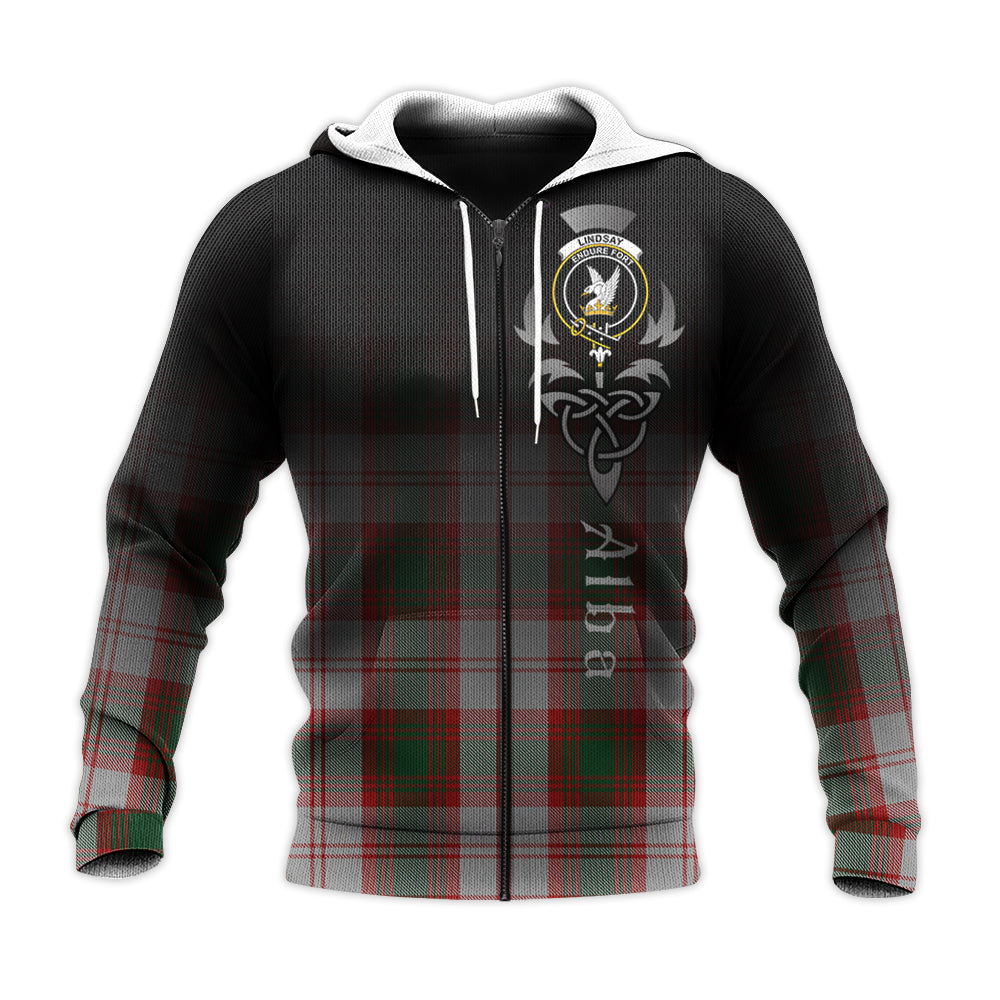 Printivon Lindsay Dress Red Tartan Crest Alba Celtic Hoodie