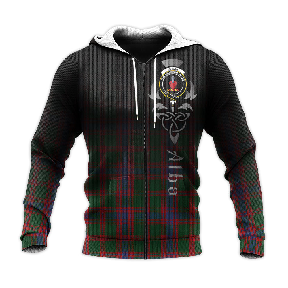 Printivon Logan Tartan Crest Alba Celtic Hoodie