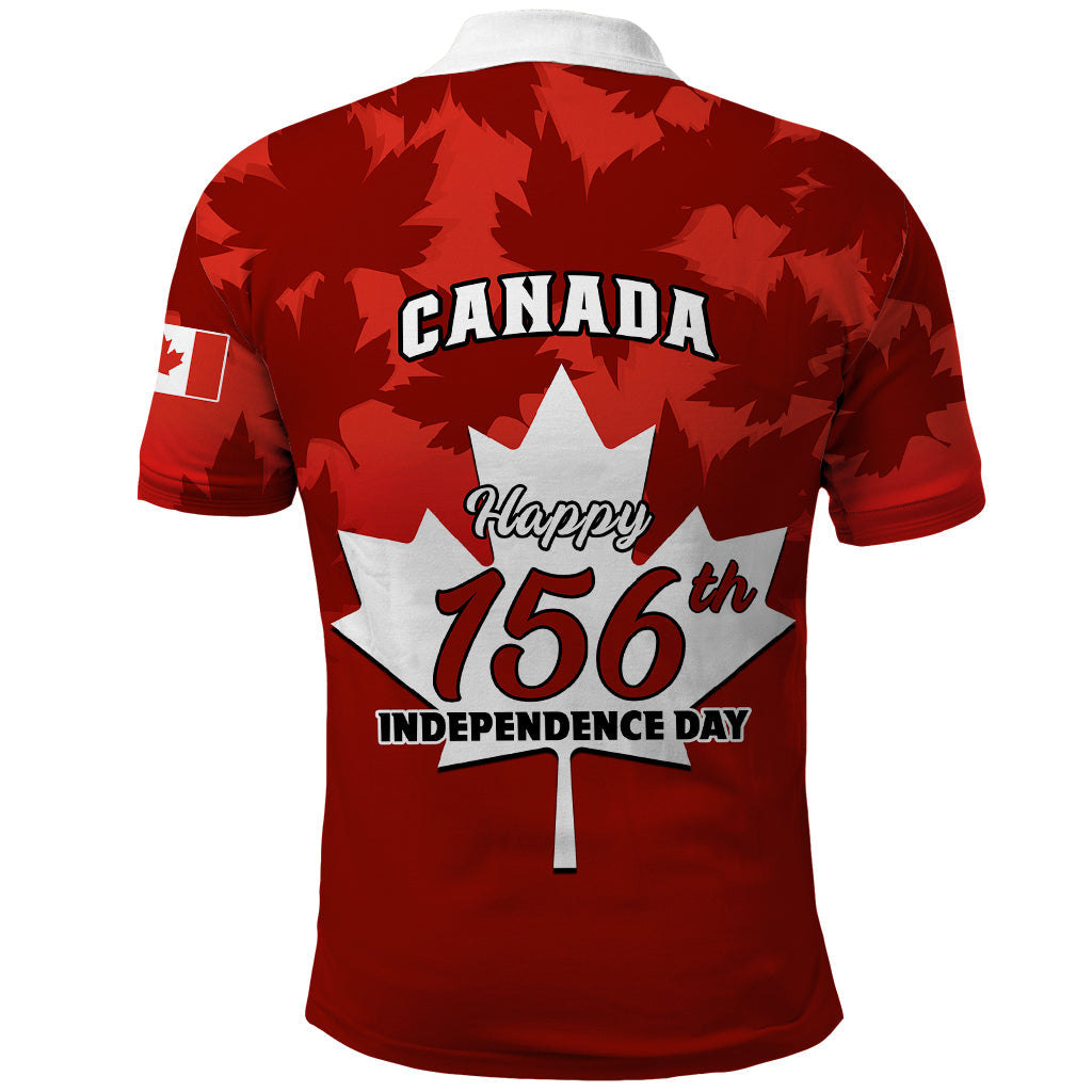 1 July Canada Independence Day Polo Shirt Canadian Maple Leaf Happy 156Th Anniversary