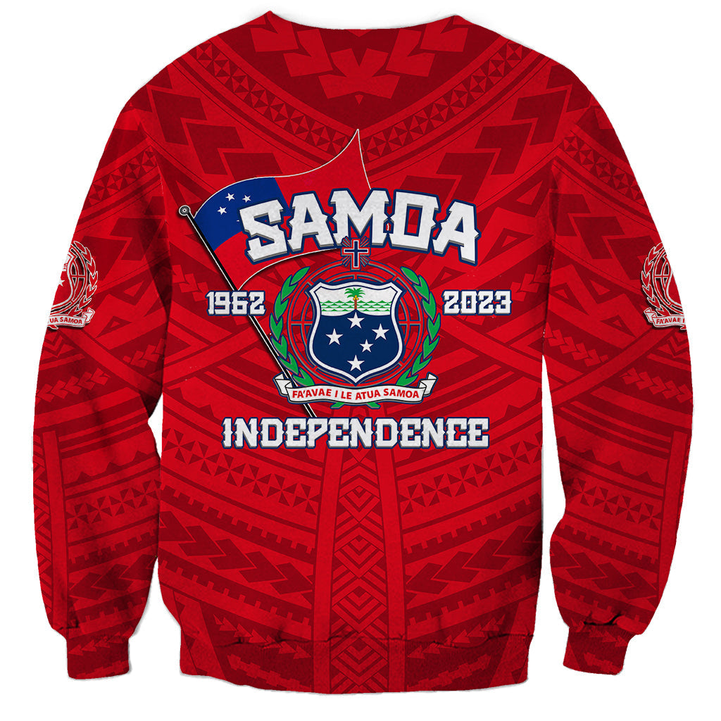 Samoa Independence Sweatshirt 2023 Red Style