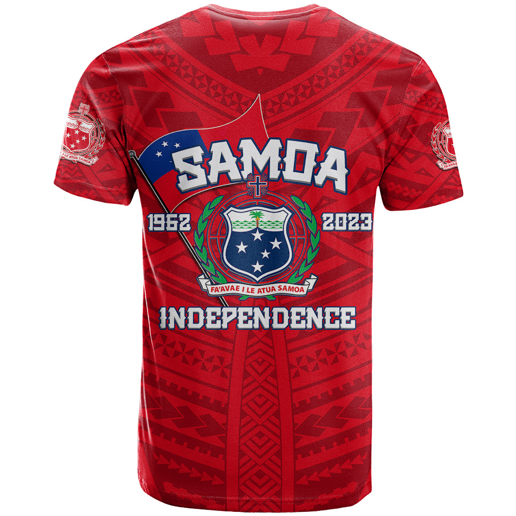 Samoa Independence T Shirt 2023 Red Style
