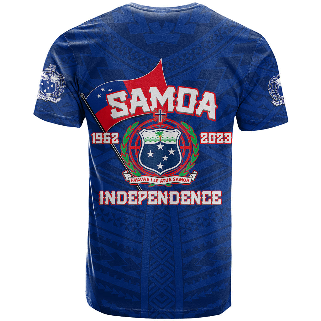 Samoa Independence T Shirt 2023 Blue Style