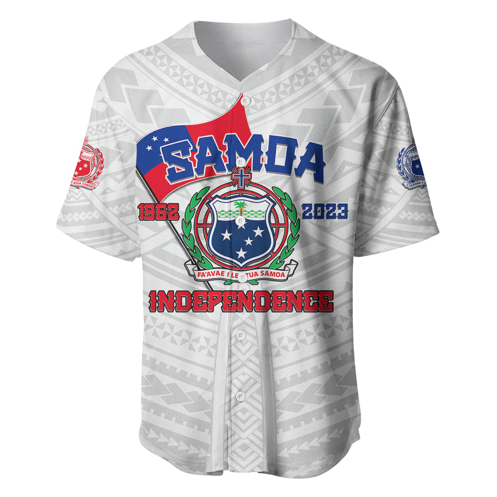 Samoa Independence Baseball Jersey 2023 White Style