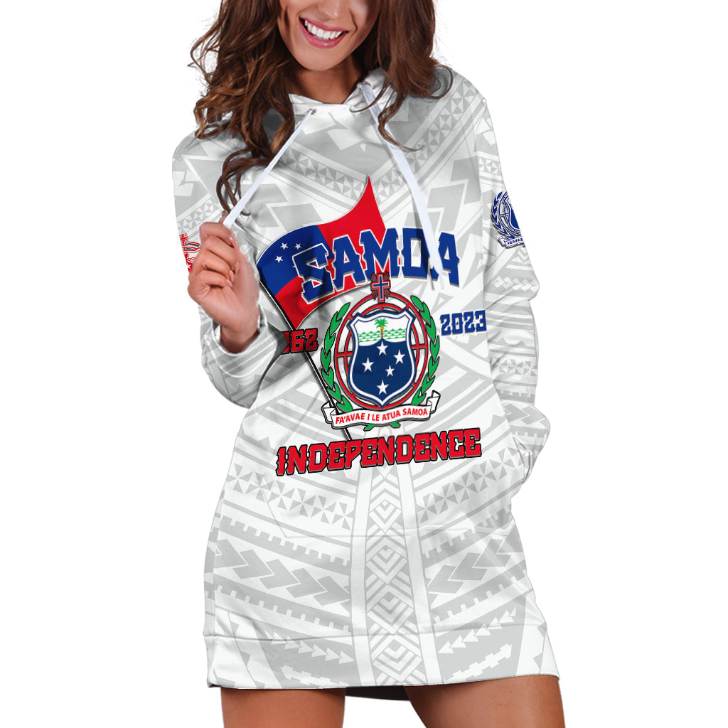 Samoa Independence Hoodie Dress 2023 White Style