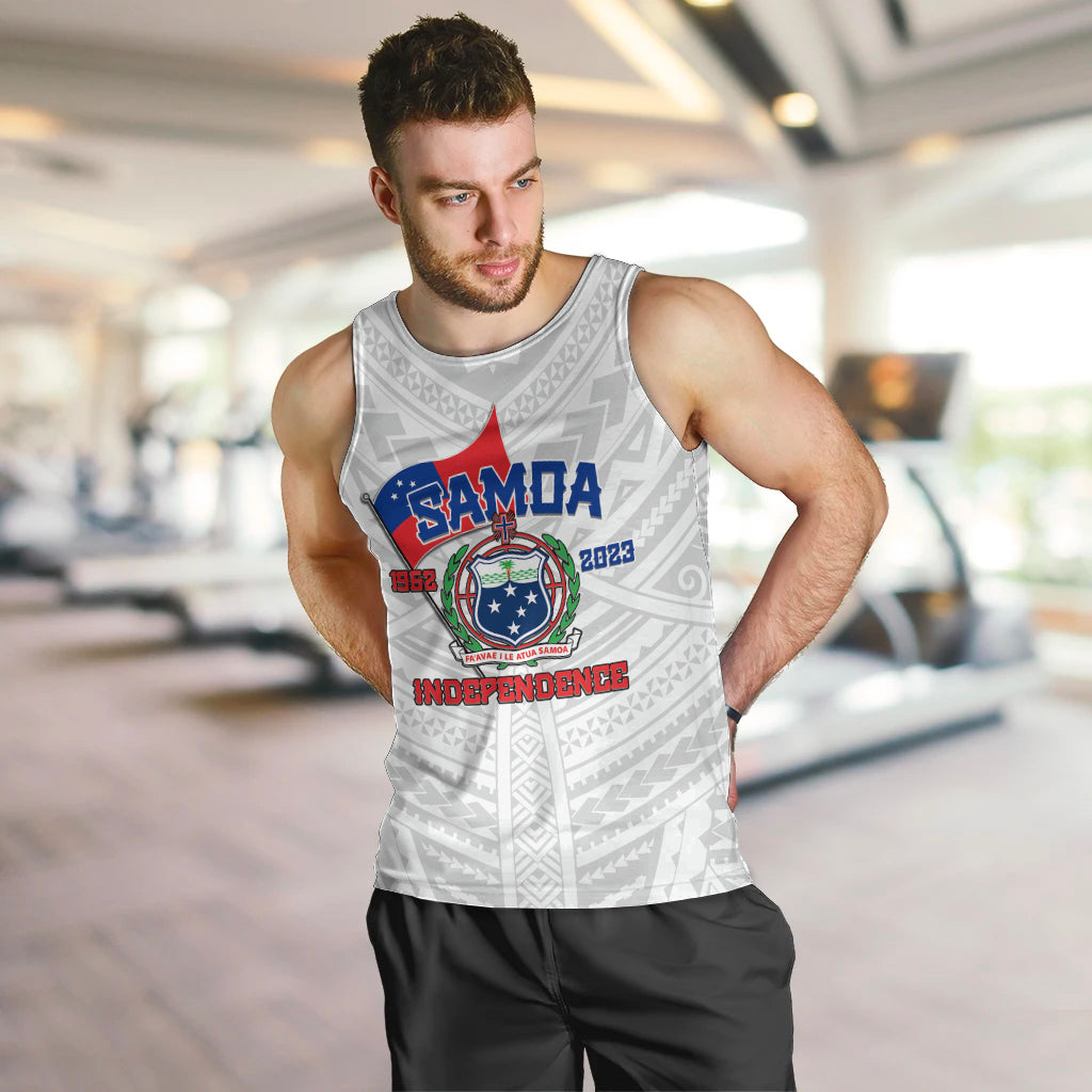 Samoa Independence Men Tank Top 2023 White Style