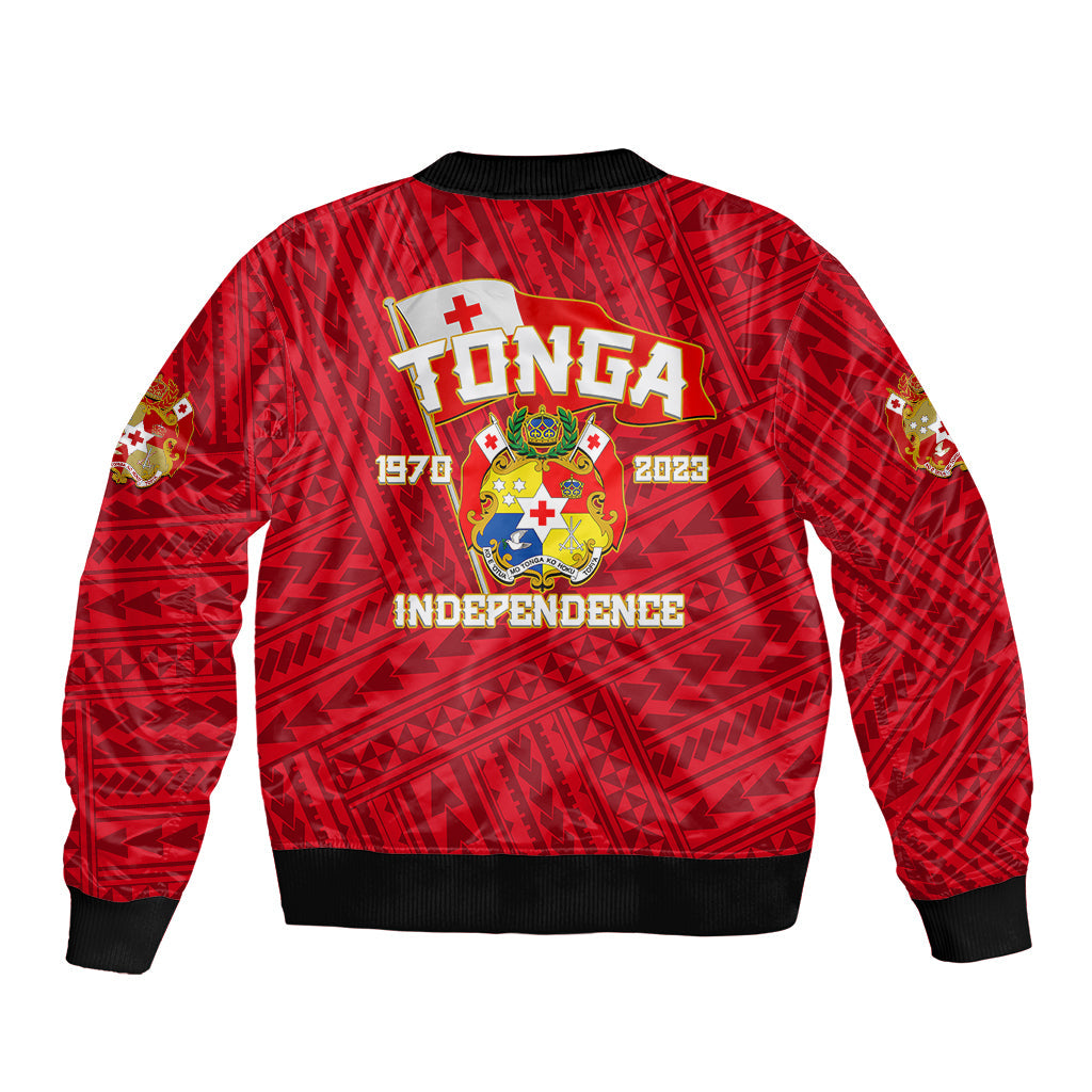 Tonga Independence Bomber Jacket 2023 Red Style