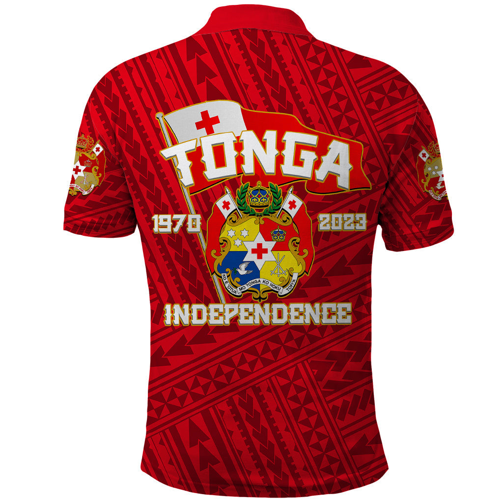 Tonga Independence Polo Shirt 2023 Red Style