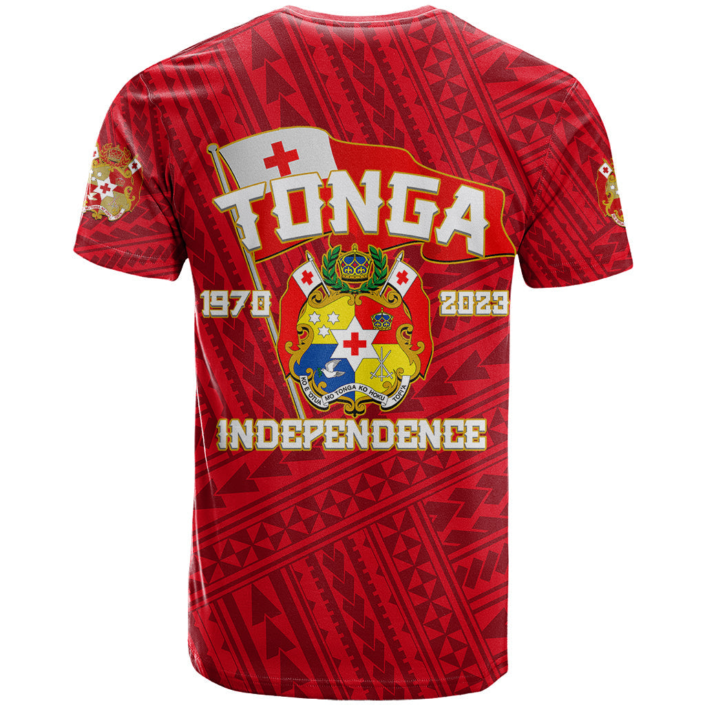 Tonga Independence T Shirt 2023 Red Style