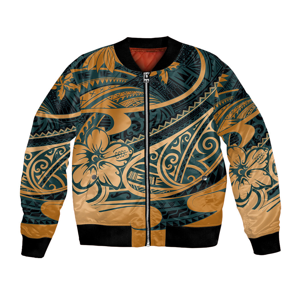 Polynesian Tribal Bomber Jacket