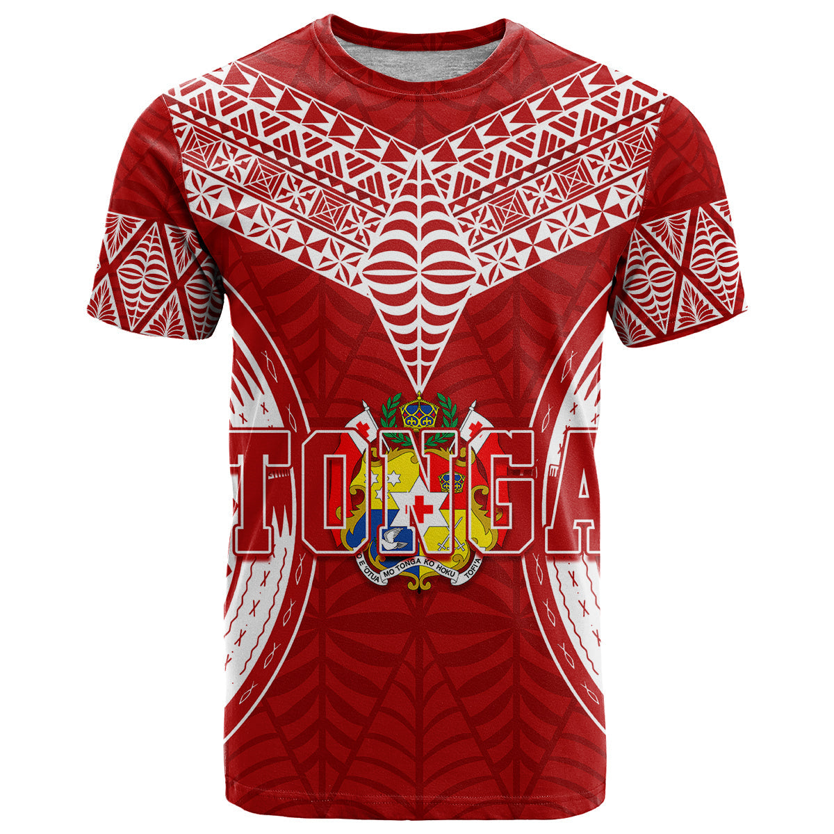 Personalised Tonga Independence Day T Shirt Kupesi Pattern Mix Style