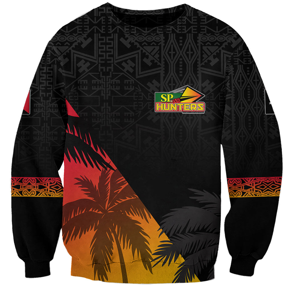 PNG Hunters Rugby Sweatshirt Palm Trees Simple