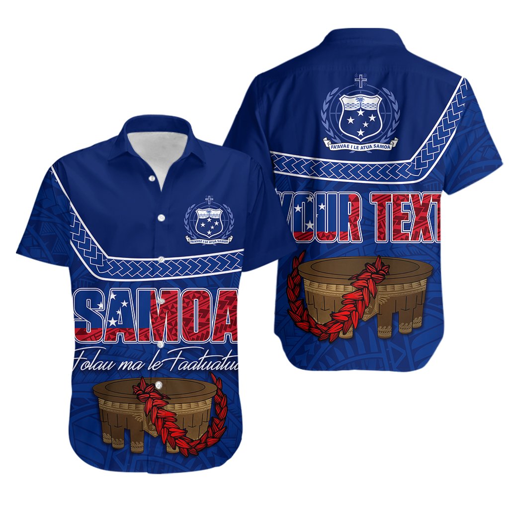 Personalised Samoa Independence Day Hawaiian Shirt Kava And Ula Fala - Sail With Faith