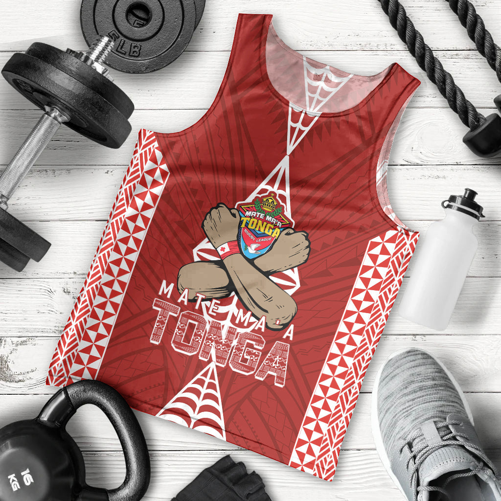 Tonga Rugby Men Tank Top Mate Ma'a Tonga Independence Day