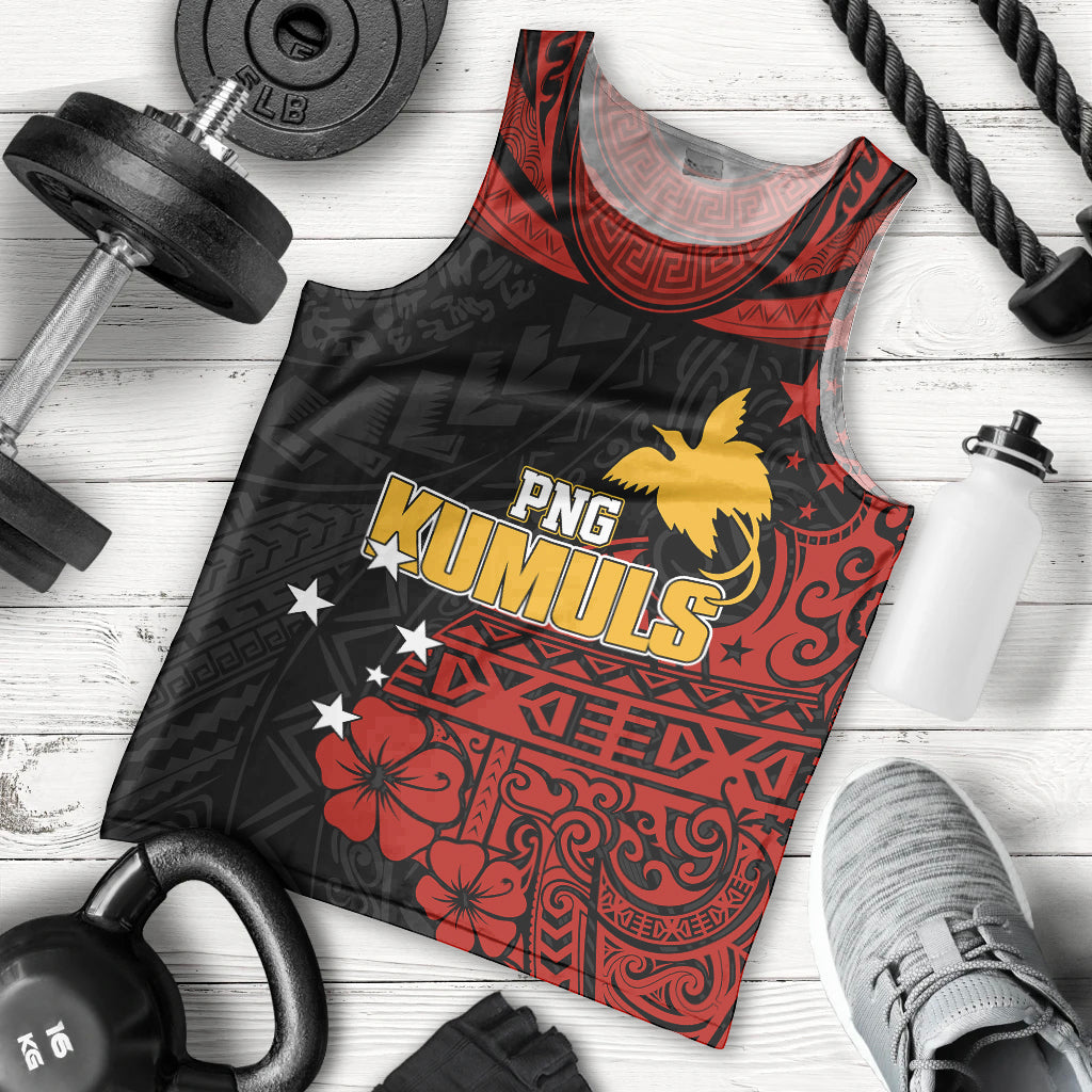 PNG Kumuls Rugby Men Tank Top Motuan Mix Patterns