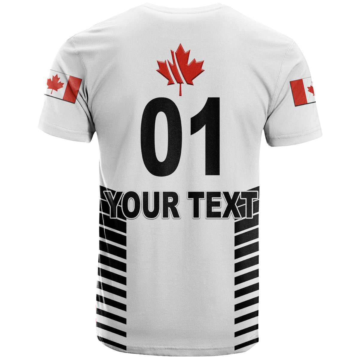 Custom Canada Cricket T Shirt Maple Leaf Unique Style White