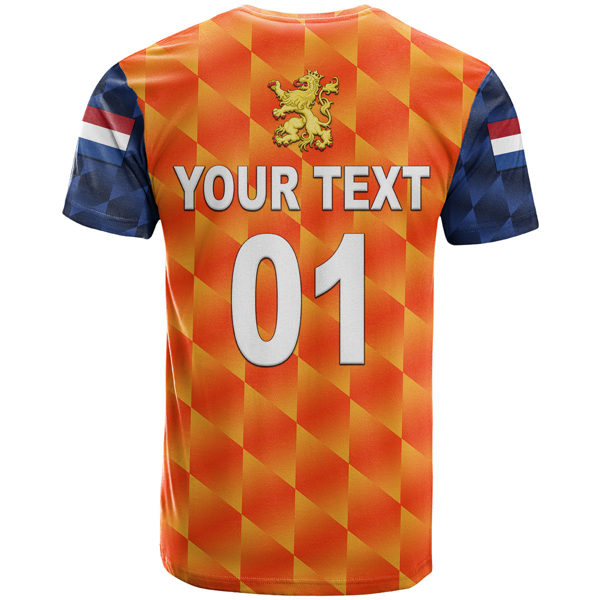 Custom Netherlands Cricket Dutch Lion T Shirt Unique Orange