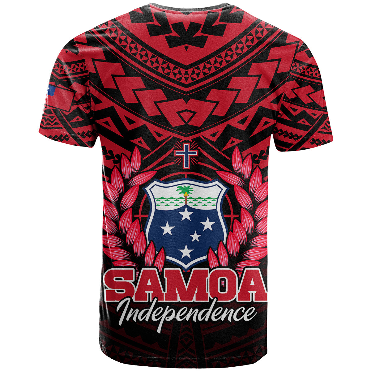 Samoa Independence Day T Shirt Ulafa Polynesian Unique Red No1