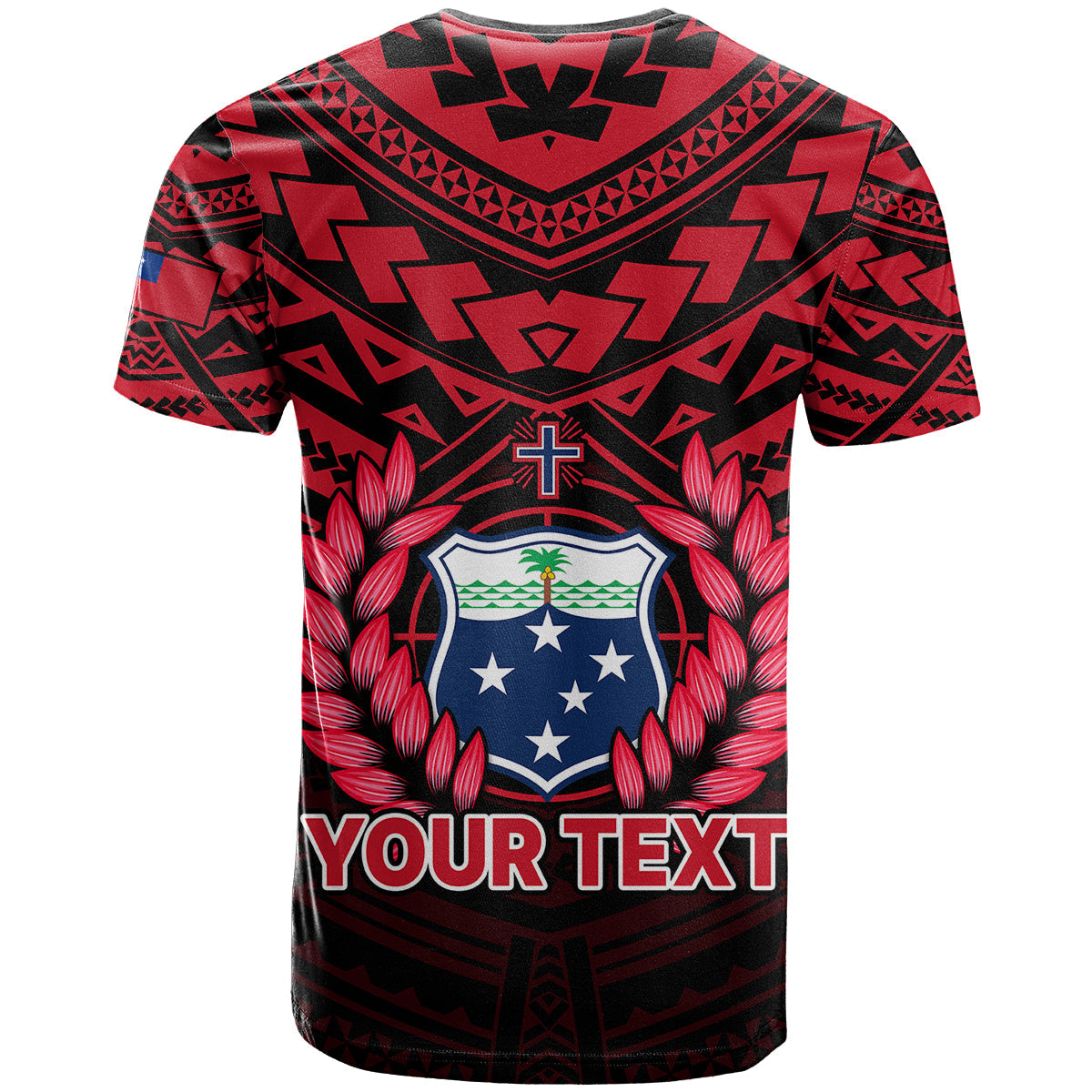 Custom Personalised Samoa Independence Day T Shirt Ulafa Polynesian Unique Red No1