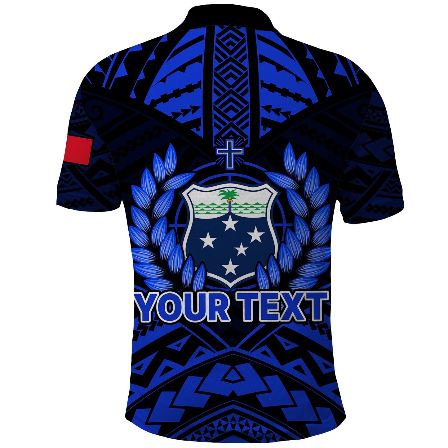 Custom Personalised Samoa Independence Day Polo Shirt Ulafa Polynesian Unique Blue No3