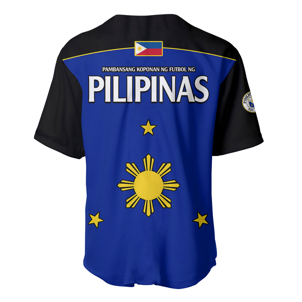Philippines Concept Home Football Baseball Jersey Pilipinas Flag Black Style 2023