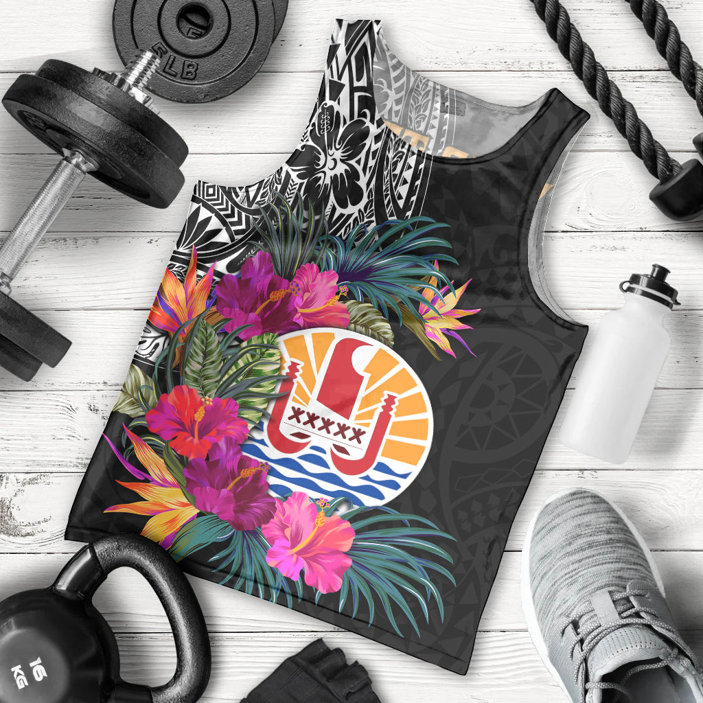 Tahiti Island Men Tank Top French Polynesian Tropical