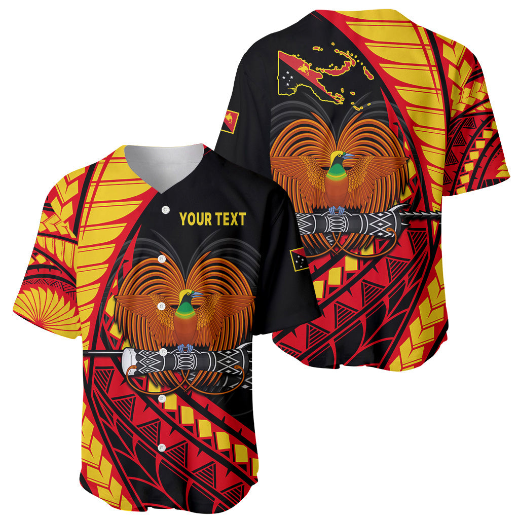 (Custom Personalised) Papua New Guinea Baseball Jersey The Greater Bird of Paradise