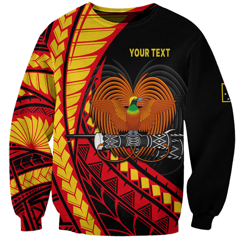 Custom Personalised Papua New Guinea Sweatshirt The Greater Bird of Paradise