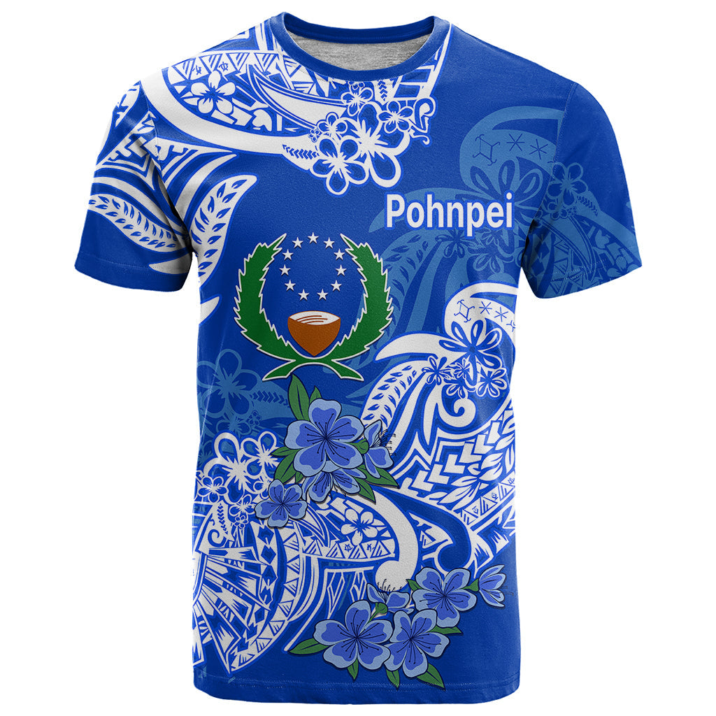 FSM Pohnpei State T Shirt Polynesian Floral Tribal