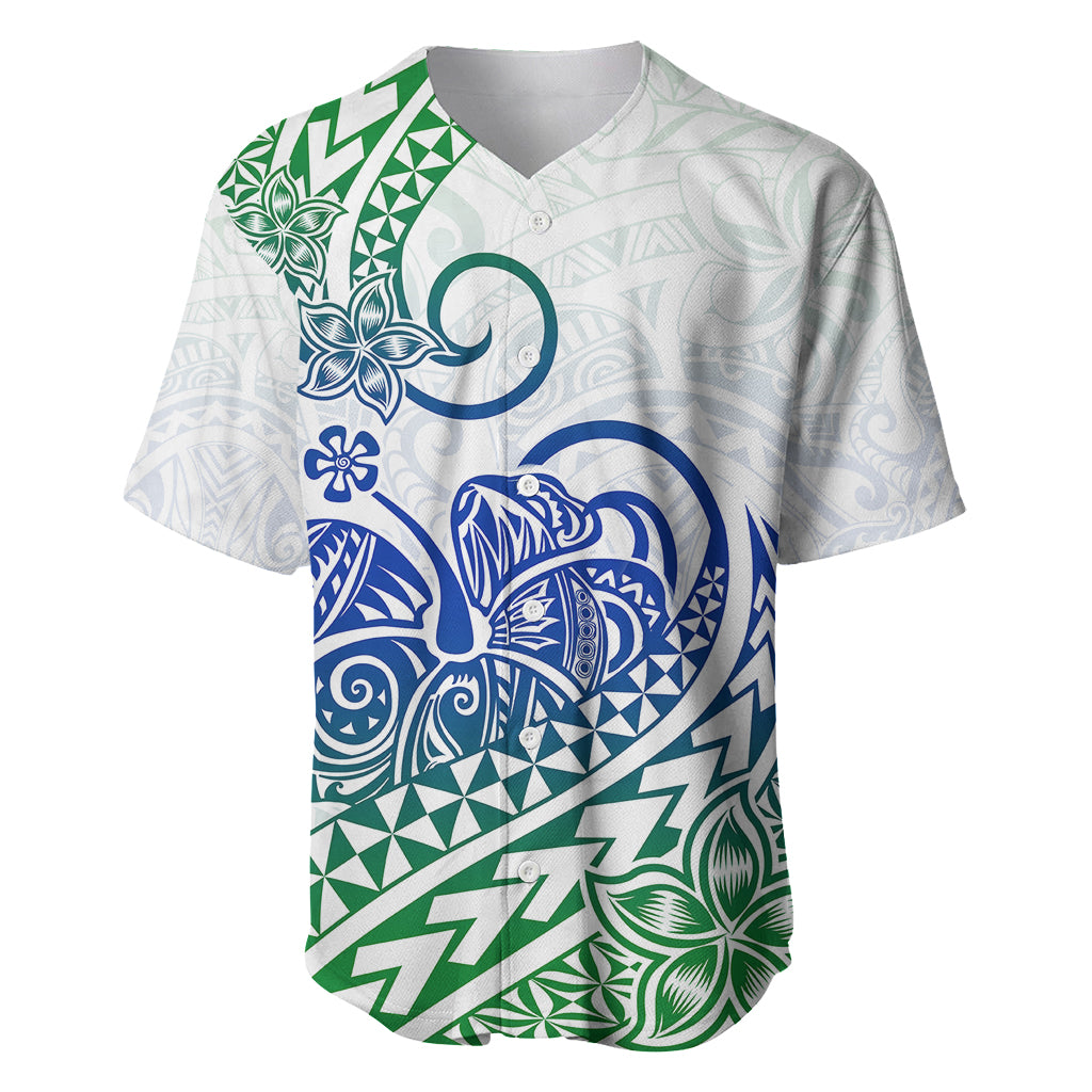 Polynesian Baseball Jersey Tribal Tattoo Gradient 03 Screen Color