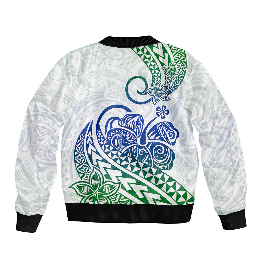 Polynesian Bomber Jacket Tribal Tattoo Gradient 03 Screen Color