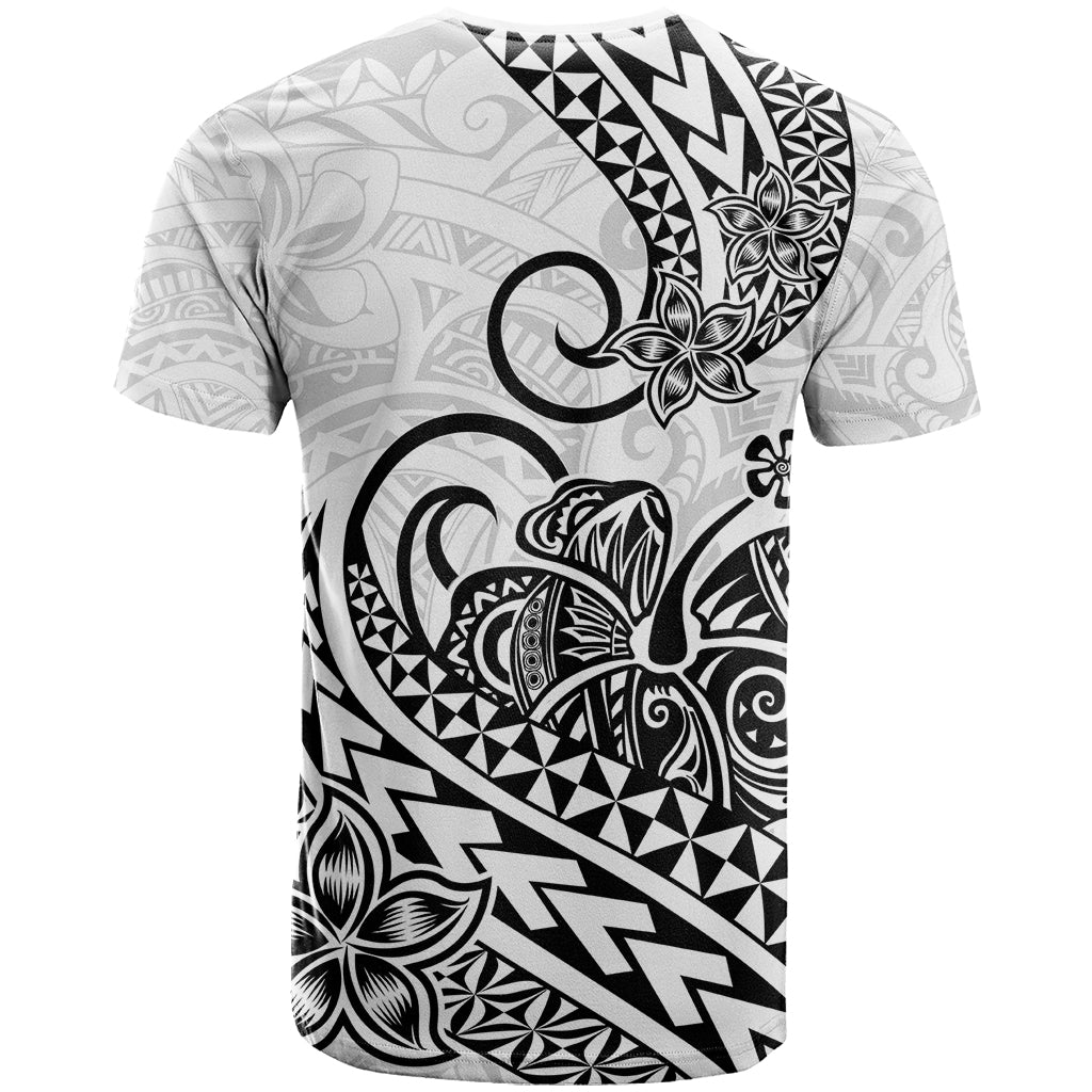 Polynesian T Shirt Tribal Tattoo Black Screen Color