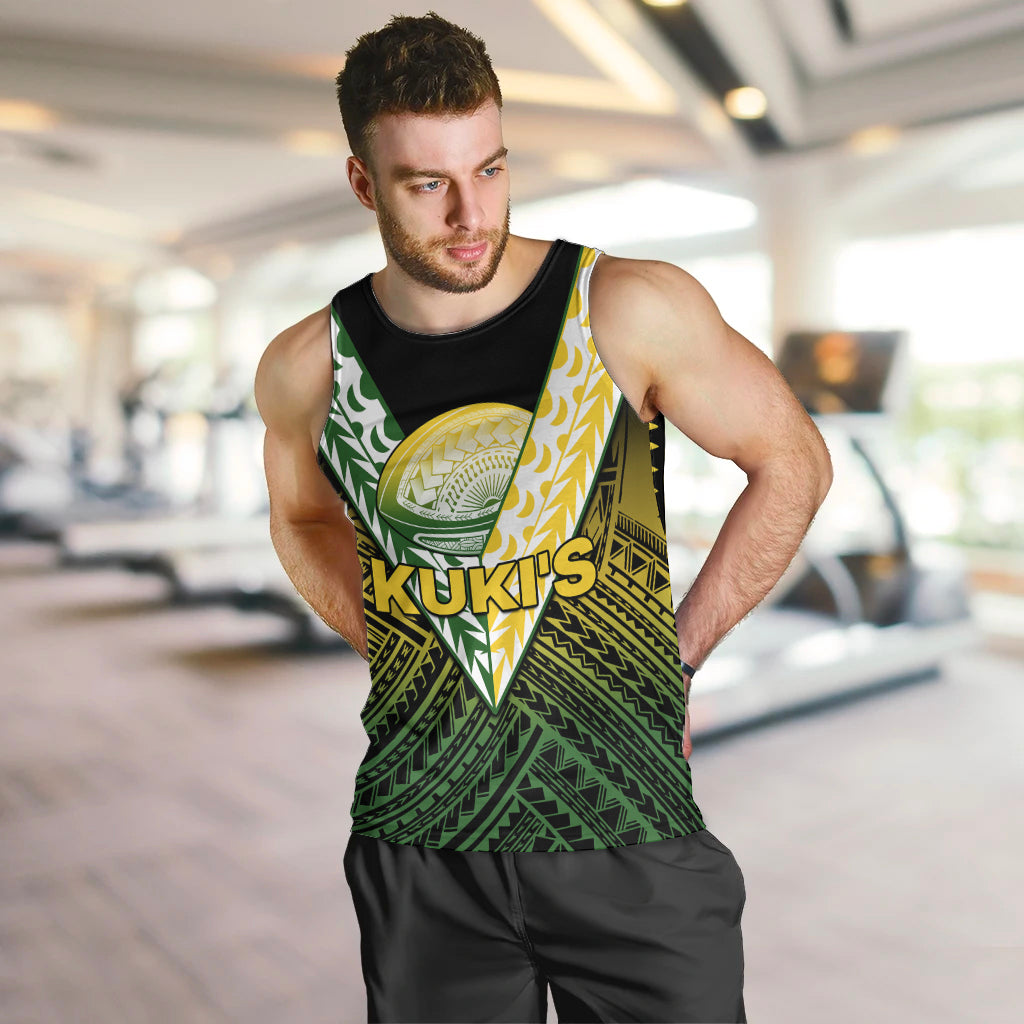 The Kuki's Cook Islands Rugby Men Tank Top Be Unique Vibe Black