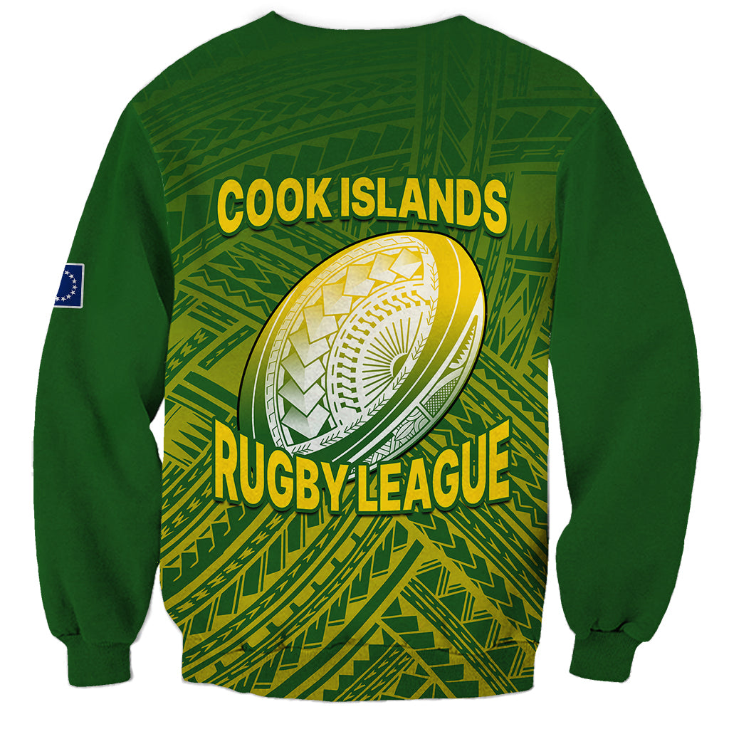 The Kuki's Cook Islands Rugby Sweatshirt Be Unique Vibe Green
