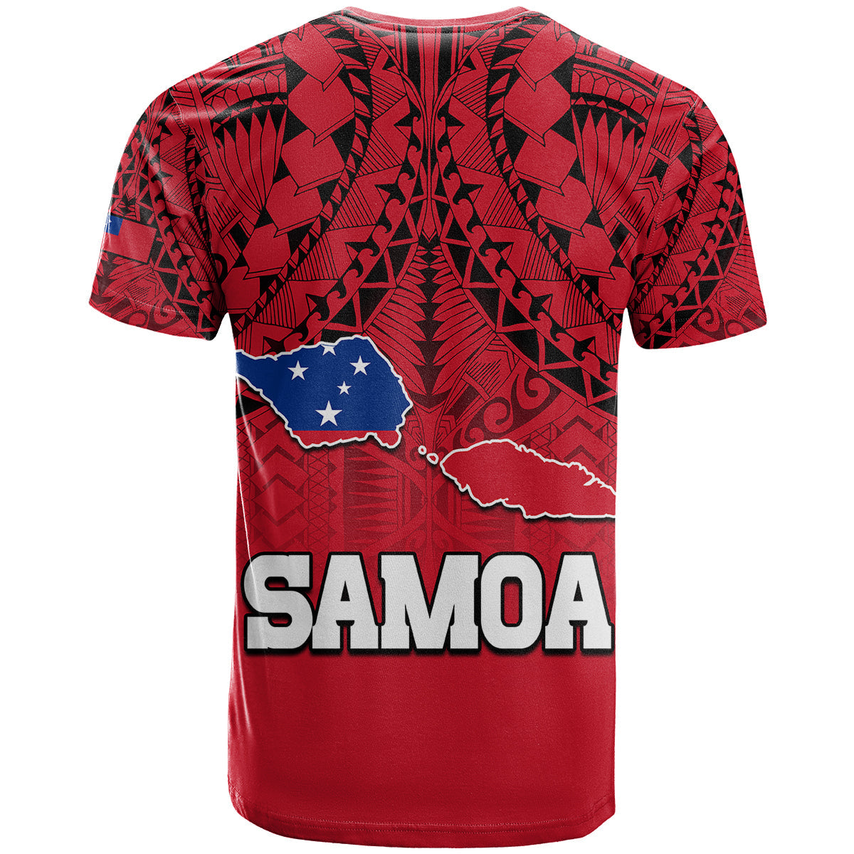 Polynesian Independent State Of Samoa Red T Shirt