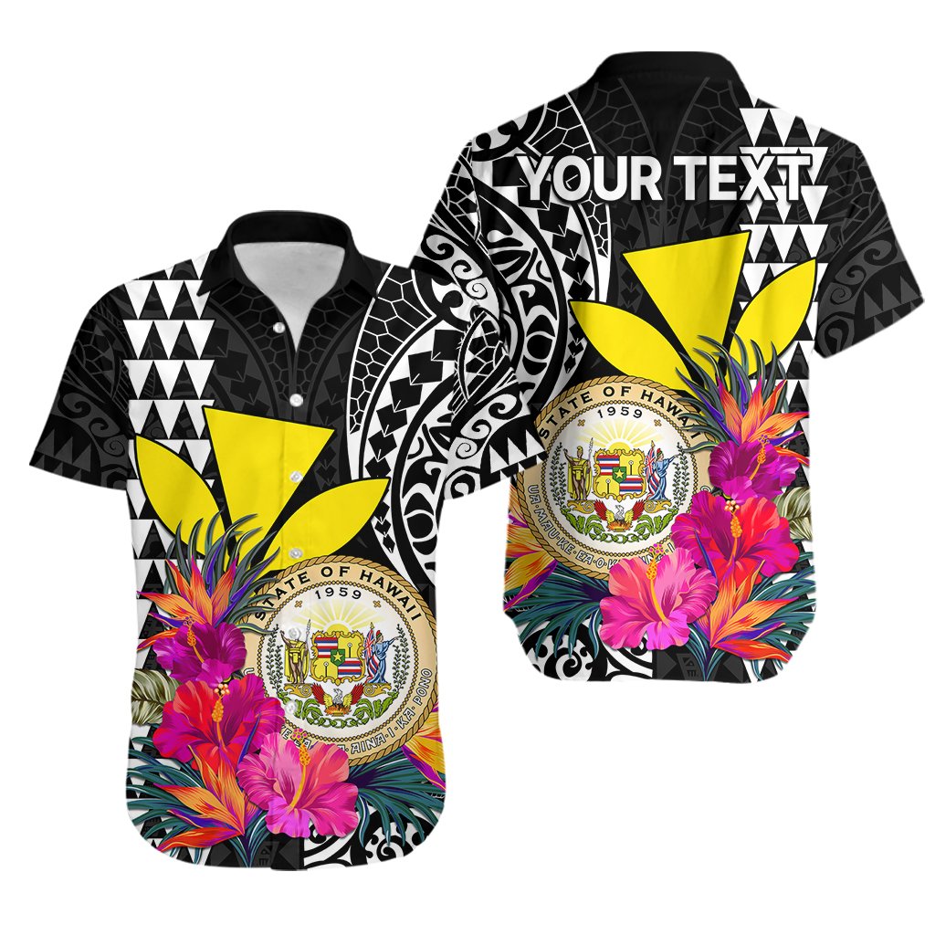 Custom Personalised Kakau Tribal Hawaiian Kanaka Maoli Hawaiian Shirt