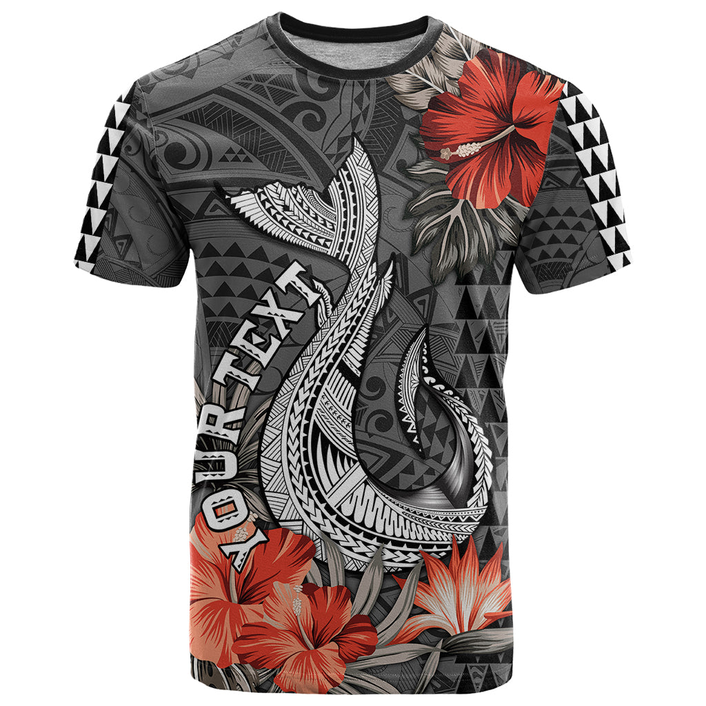 Personalised Hawaii Fish Hook T Shirt Polynesian Vintage Vibes