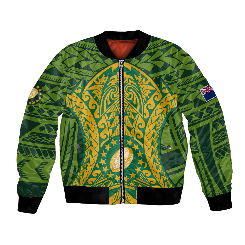 Cook Islands Rugby Bomber Jacket Kukis Athletic Style