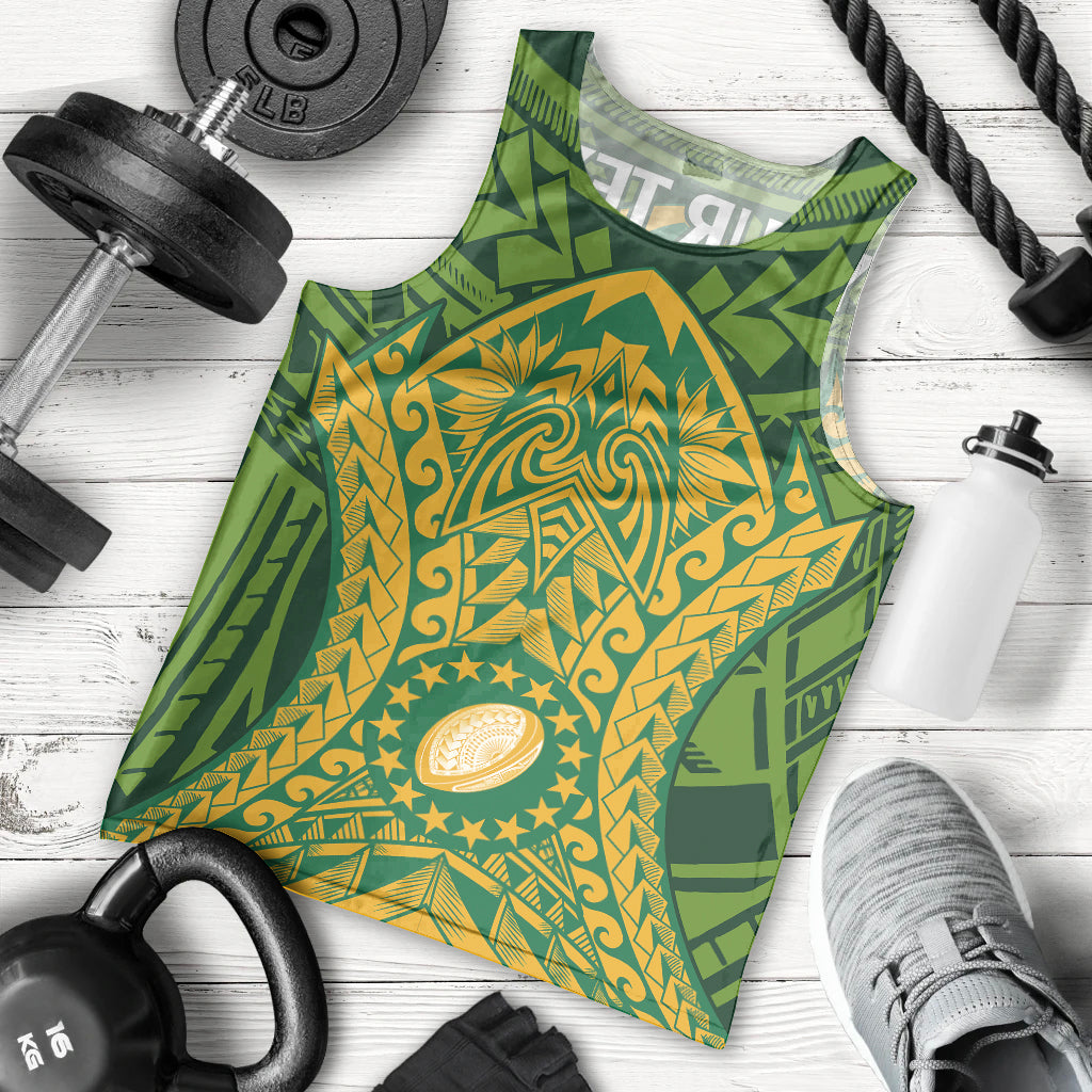 Cook Islands Rugby Men Tank Top Kukis Athletic Style