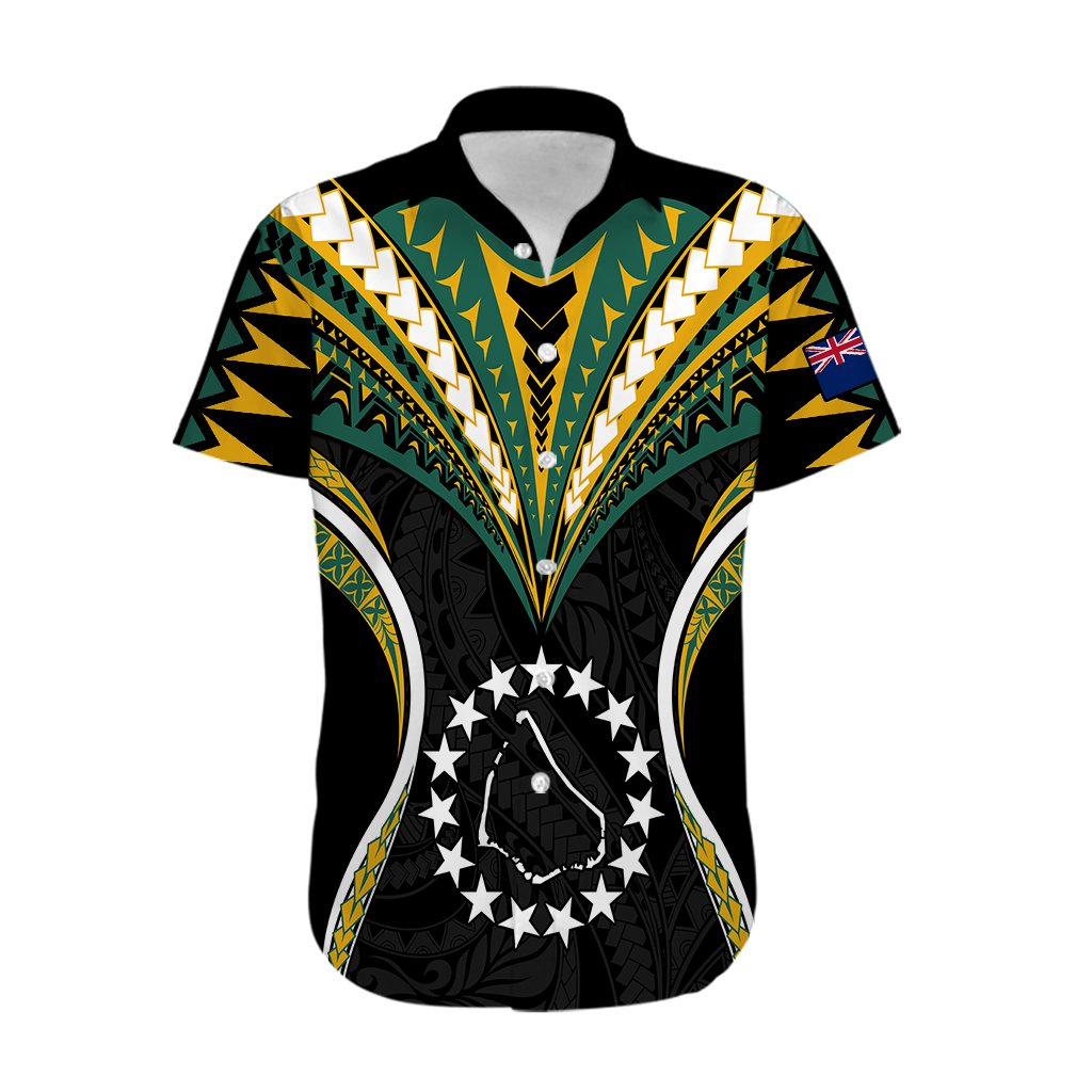 Polynesian Manihiki Island Hawaiian Shirt Cook Islands Tribal Wave Style