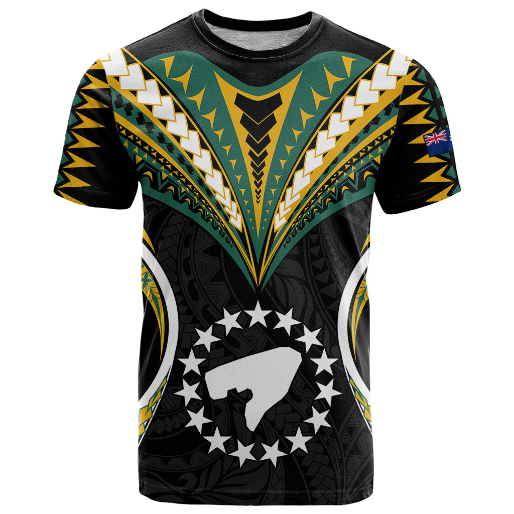 Polynesian Pukapuka Island T Shirt Cook Islands Tribal Wave Style