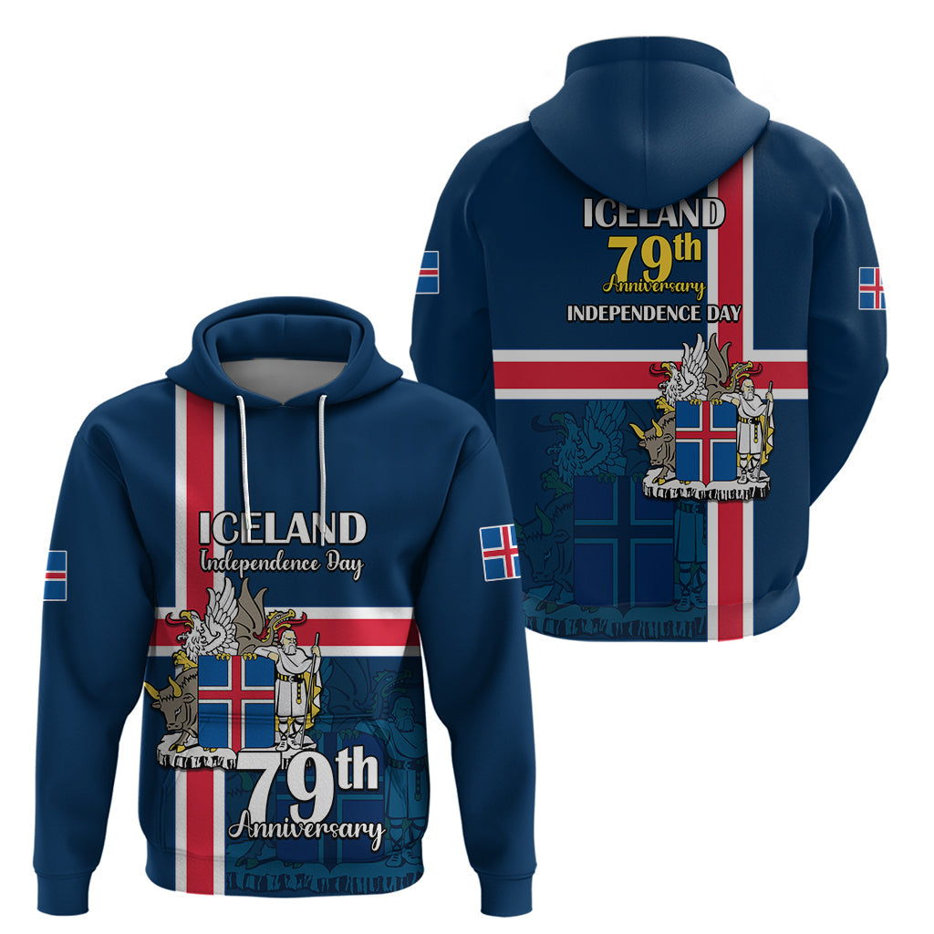 Iceland Hoodie Icelandic National Day