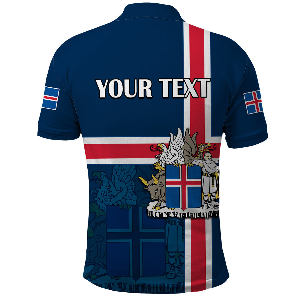 Custom Iceland Polo Shirt Icelandic National Day