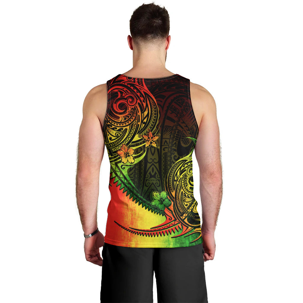 Personalised Polynesian Tribal Men Tank Top Unique Reggae