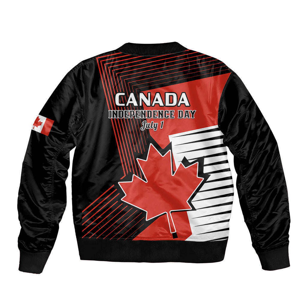 July 1 Canada Bomber Jacket Independence Day With Canadian Maple Leaf