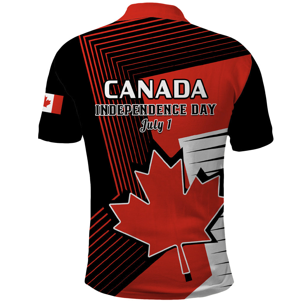 July 1 Canada Polo Shirt Independence Day With Canadian Maple Leaf