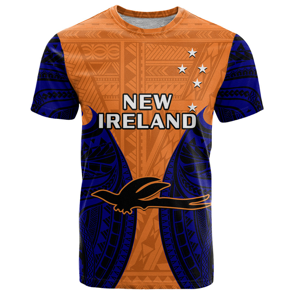 Papua New Guinea T Shirt New Ireland Province Mix Coat Of Arms Polynesian Art